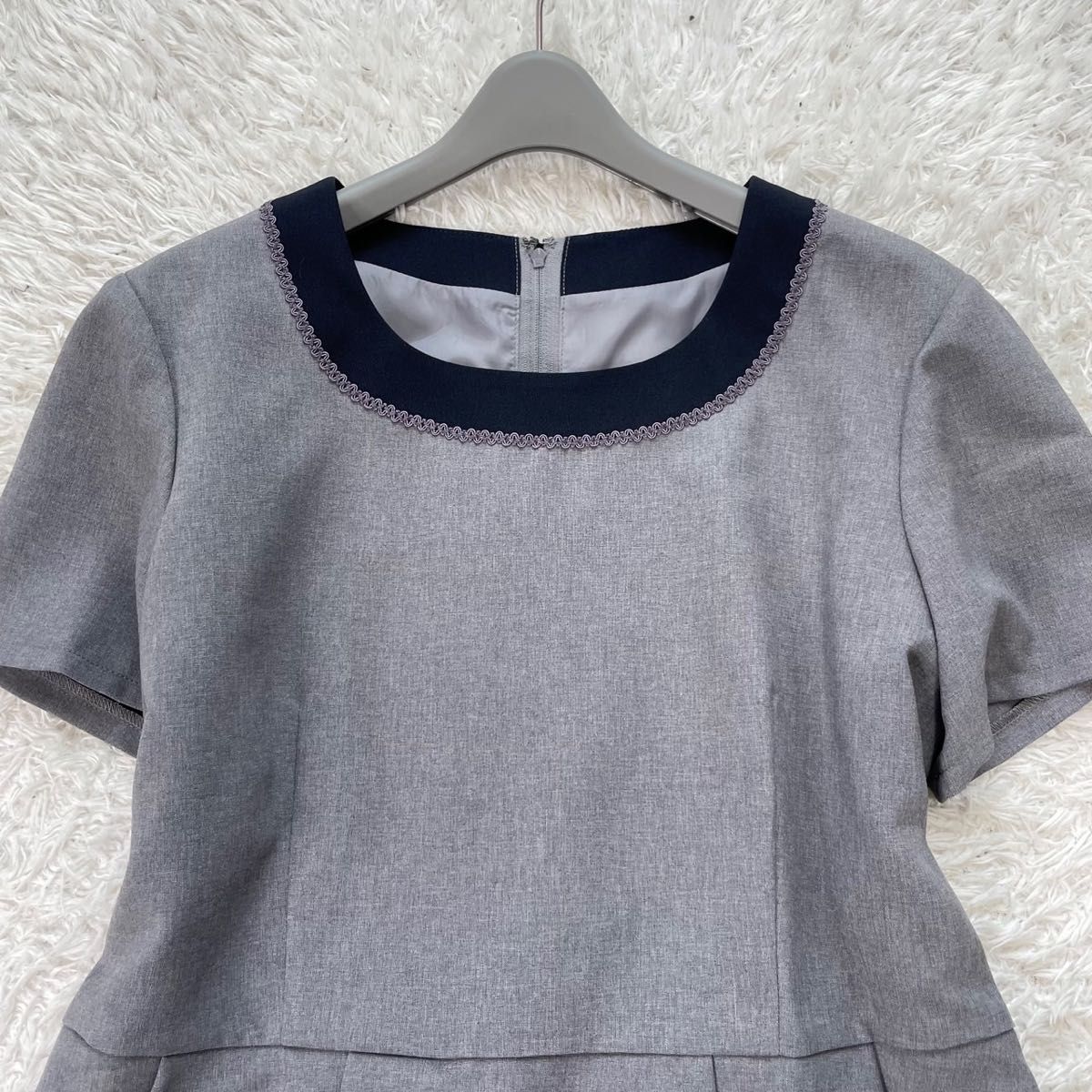 ショパンドゥ フォーマルドレス ネイビー グレー 卒業式 入学式 女の子