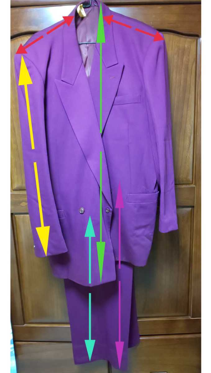 ミナミの帝王で 萬田銀次郎(竹内力さん) が着てそうな 紫スーツ 3