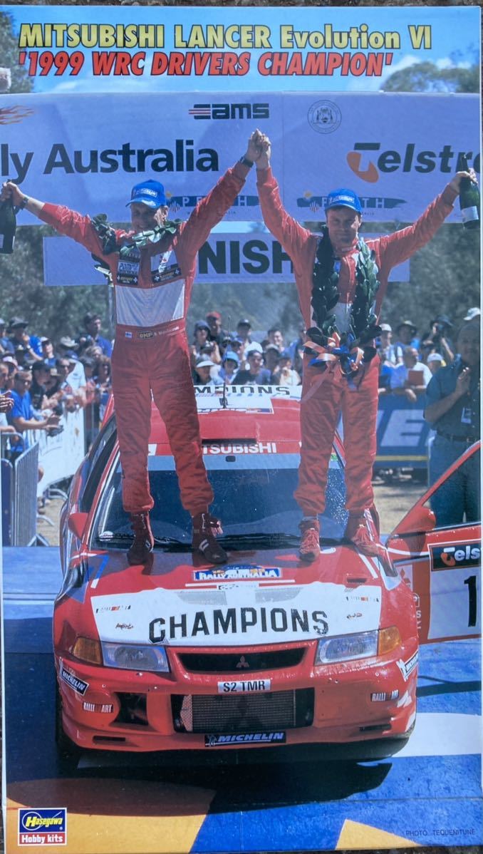 ■貴重品■三菱 ランサー エボリューションVI `1999 WRCドライバーズチャンピオン 1/24(ハセガワ)_画像5