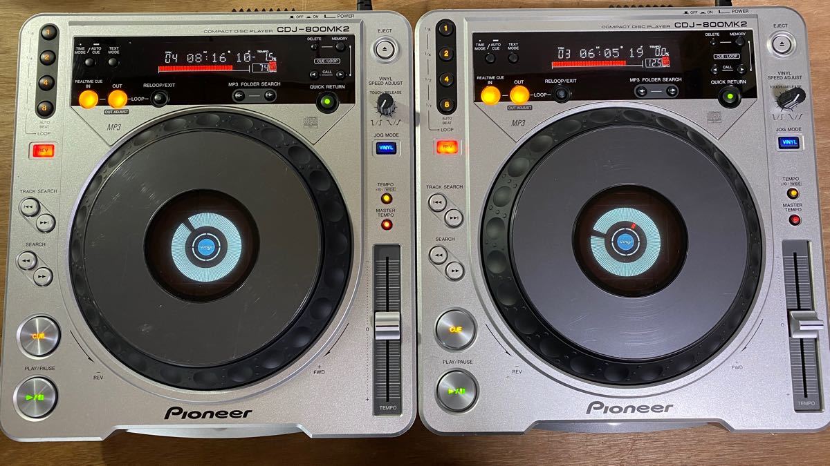 定番】PIONEER パイオニア CDJ800mk2 2台セット 09年製｜PayPayフリマ