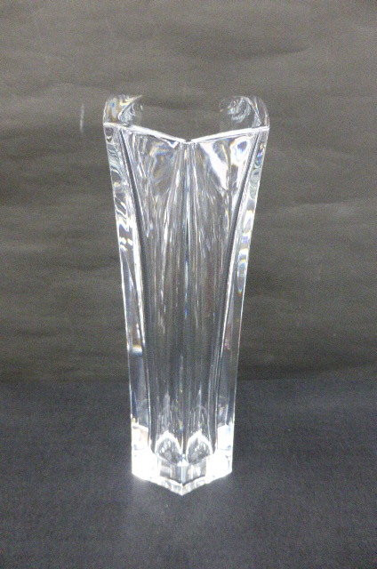 ★共箱・未使用保管品★ バカラ Baccarat クリスタルガラス　GINKO　ギンコ　フラワーベース　花瓶　高さ23cm　1792565_画像8