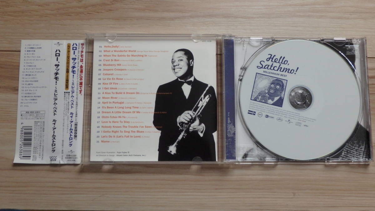 【CD】ハロー、サッチモ！ ミレニアム ベスト ルイ・アームストロング Hello,Satchmo MILLENNIUM BEST Louis Armstrong_画像3