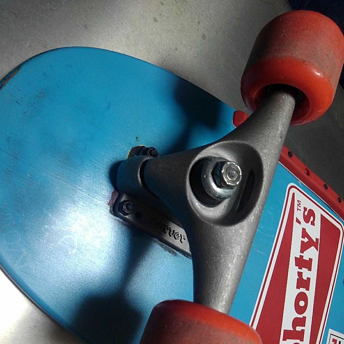 pa well POWELL CarVer CARVER скейтборд Surf skate вспышка направляющие Old school подлинная вещь retro Vintage редкий 