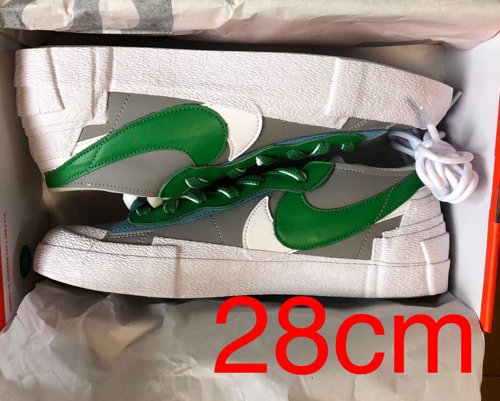 即発送！28cm 新品未使用未着用 SACAI × NIKE BLAZER LOW Classic