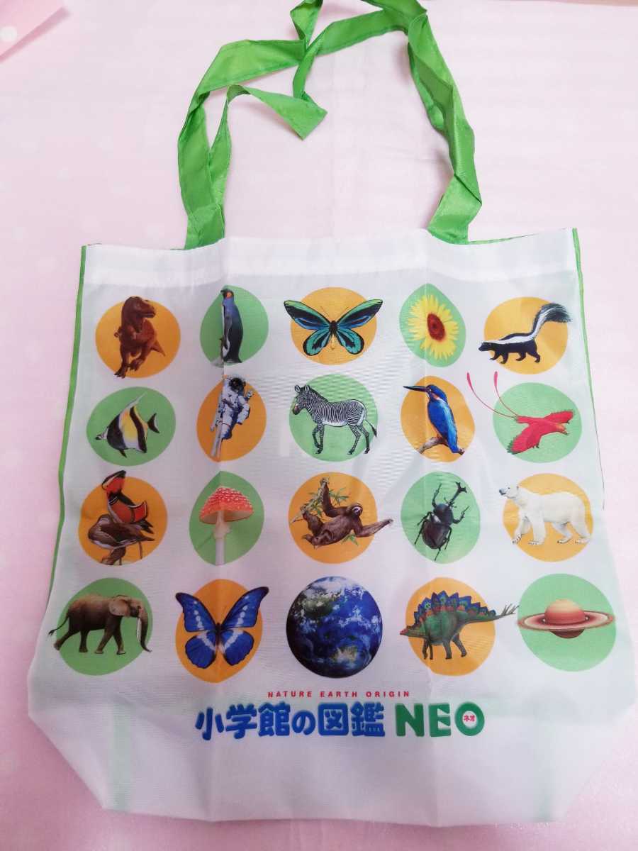 эко-сумка * новый товар * Shogakukan Inc.. иллюстрированная книга NEO* оригинал складной эко-сумка * Shogakukan Inc. 