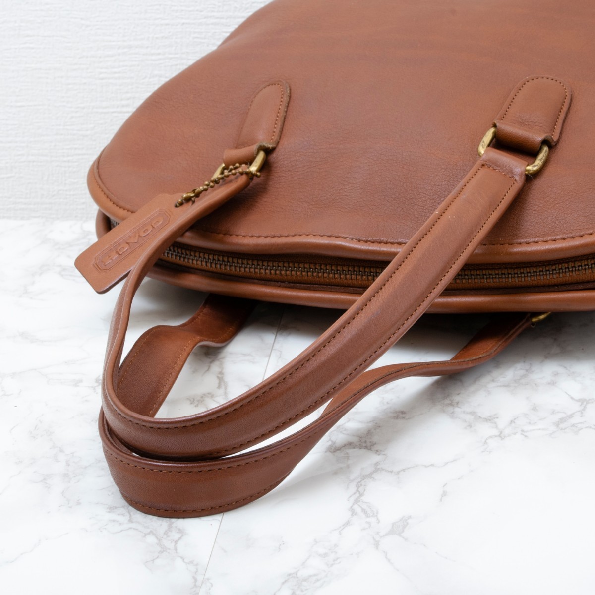 極美品】COACH(コーチ) オールドコーチ レザー ハンドバッグ 極美品】COACH(コーチ) オールドコーチ レザー ハンドバッグ