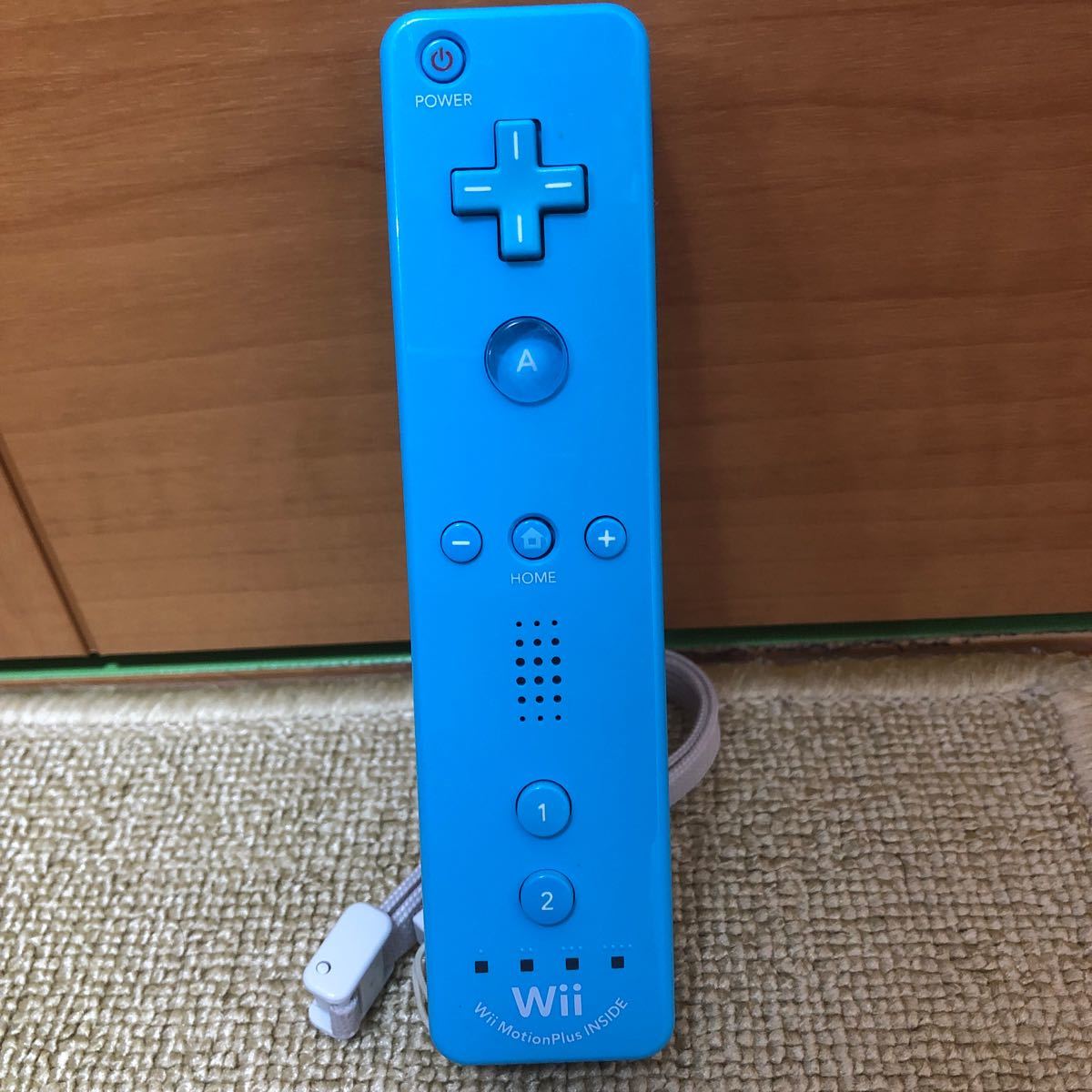 PayPayフリマ｜家庭用ゲーム機 任天堂Wiiリモコンモーションプラスブルー179-3