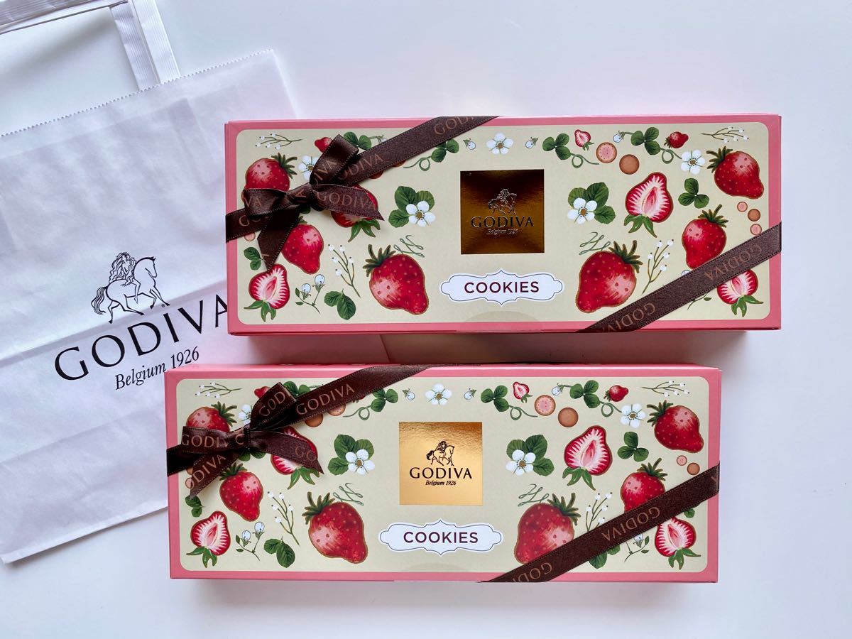 Paypayフリマ Godiva ゴディバ あまおう苺クッキー アソートメント 8枚入 2箱 Paypayフリマ Godiva ゴディバ あまおう苺クッキー アソートメント 8枚入 2箱
