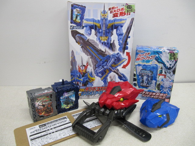 12程度良！仮面ライダーセイバー DXタテガミ氷獣戦記・DXキングエクスカリバー・DXドラゴニックブースター