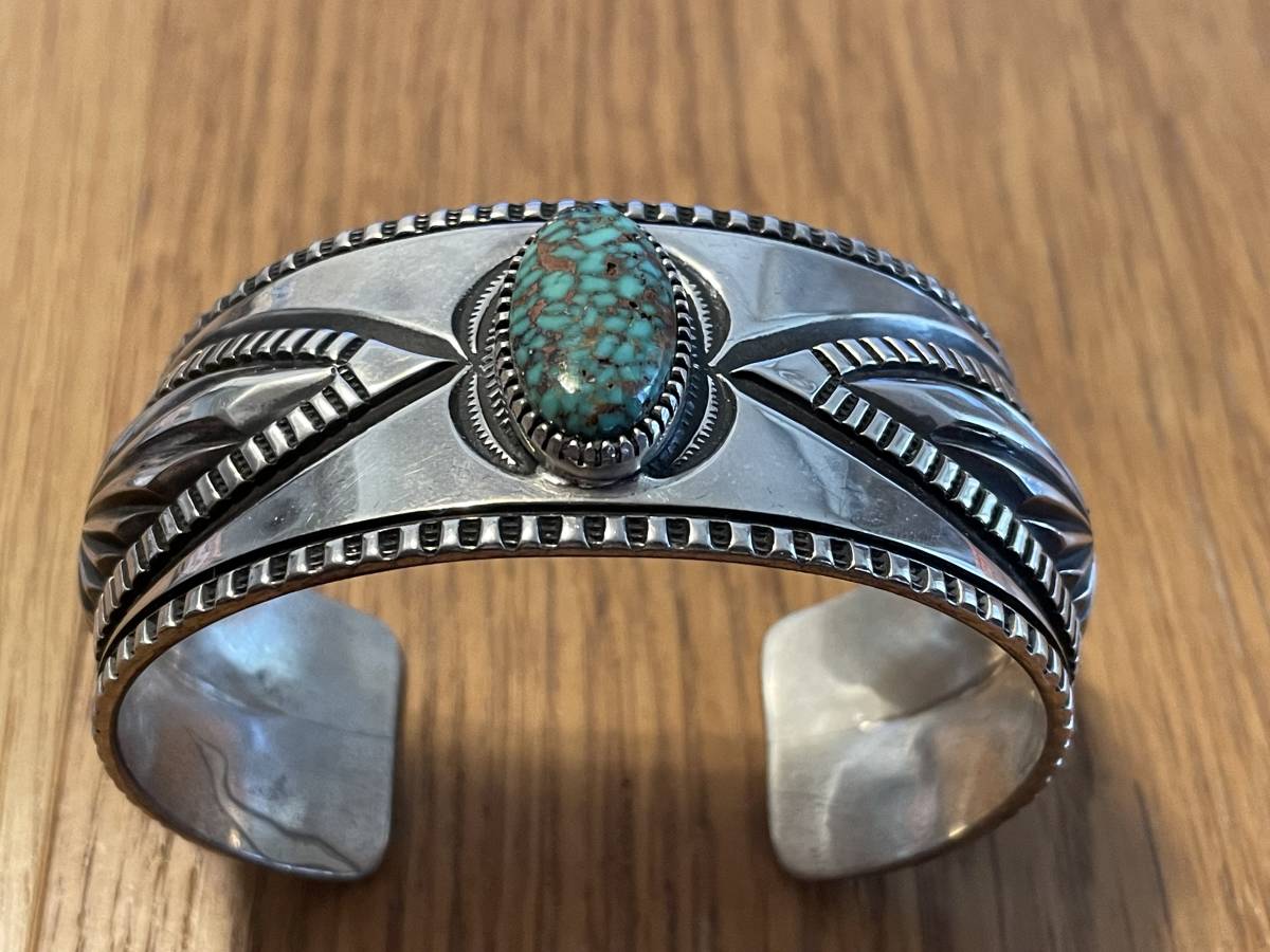  Gary Lee bsGary Reeves King man turquoise bangle stamp not equipped in goto silver 