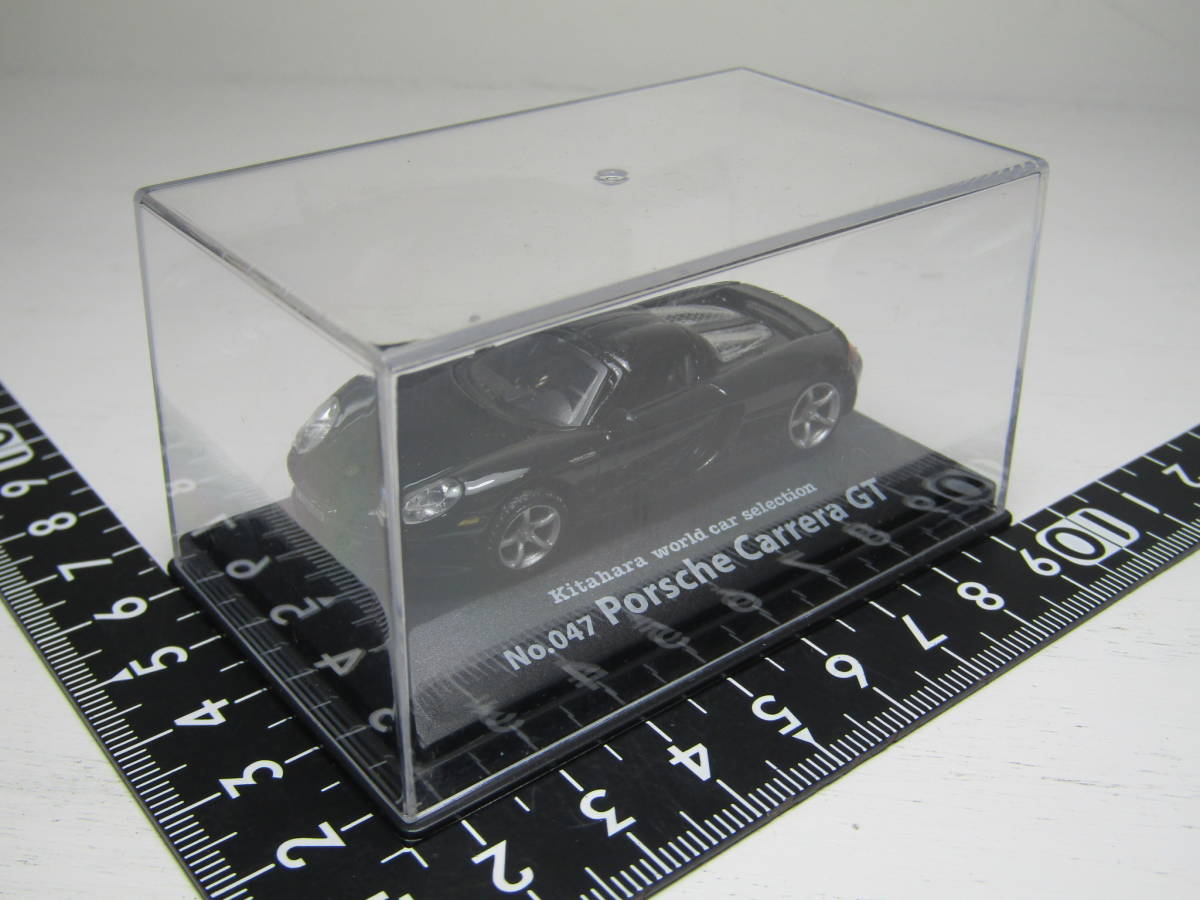 Porsche 1/72 ポルシェ Carrera GT ブラック カレラ GT スピードスター フェルディナント 911 955 Kitahara world car selection_画像4