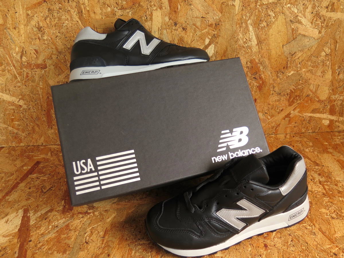 新品☆本物 復刻モデル ニューバランス New Balance M1300BOK US6 24cm USA製 オールレザー HORWEEN LEATHER オールデン Alden M1300_画像1