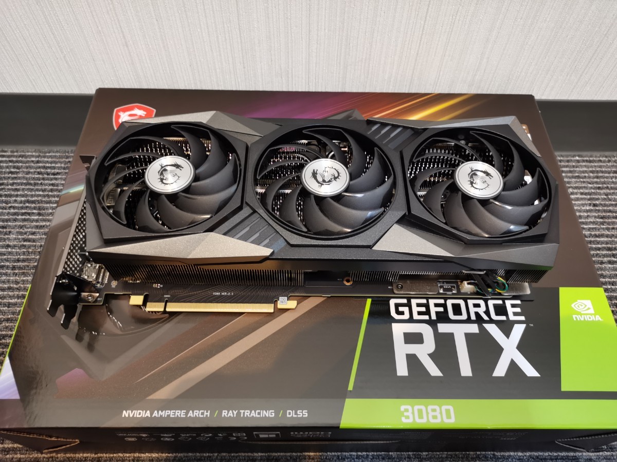 MSI GeForce RTX 3080 GAMING Z TRIO 10G 短期間使用 非LHR版｜Yahoo