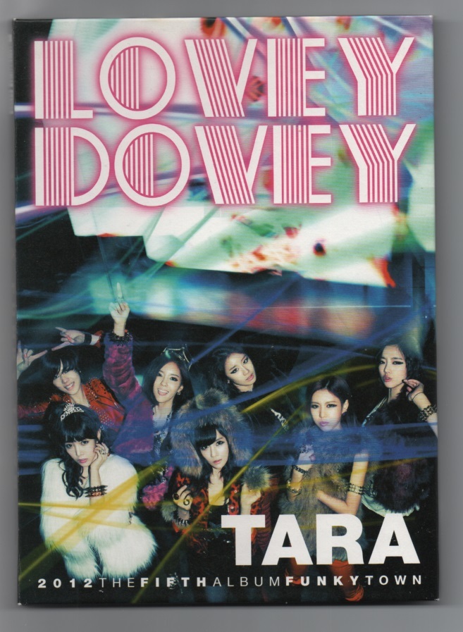 韓国CD★　T-ARA (ティアラ) 「Funky Town」　(5th Mini Album) ★　女性グループ_ケース(オモテ面)　