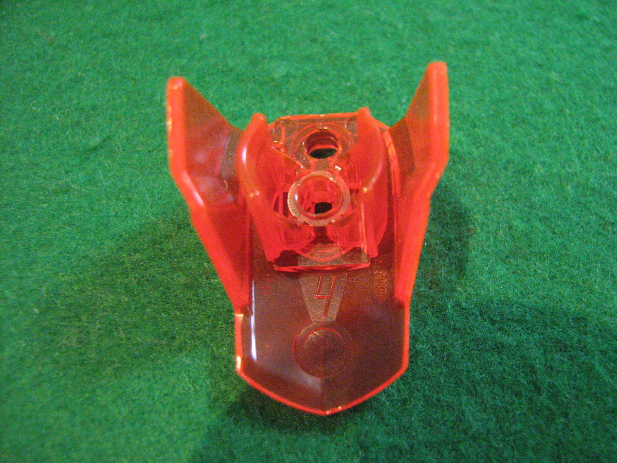 * Lego -LEGO*14533* Bionicle * ball joint socket attaching hero Factory armor -- size 4* trance orange *USED