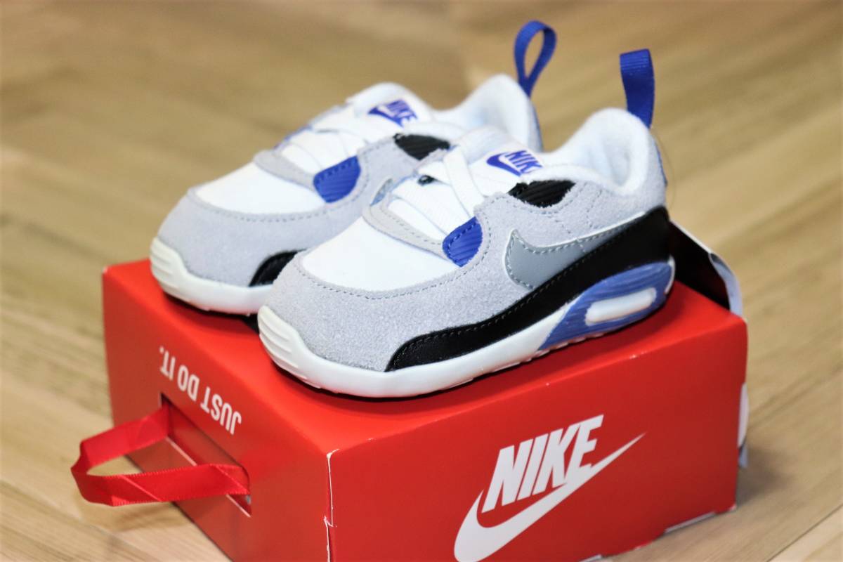 即決【新品】 NIKE ★ MAX 90 CRIB (10cm) ★ ナイキ マックス 90 クリブ ベビーブーティー ベビーシューズ CI0424-103 マックス90_画像1