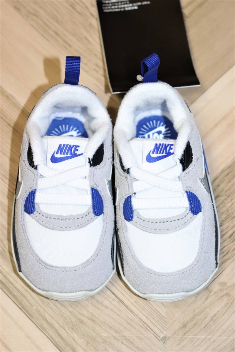 即決【新品】 NIKE ★ MAX 90 CRIB (10cm) ★ ナイキ マックス 90 クリブ ベビーブーティー ベビーシューズ CI0424-103 マックス90_画像4