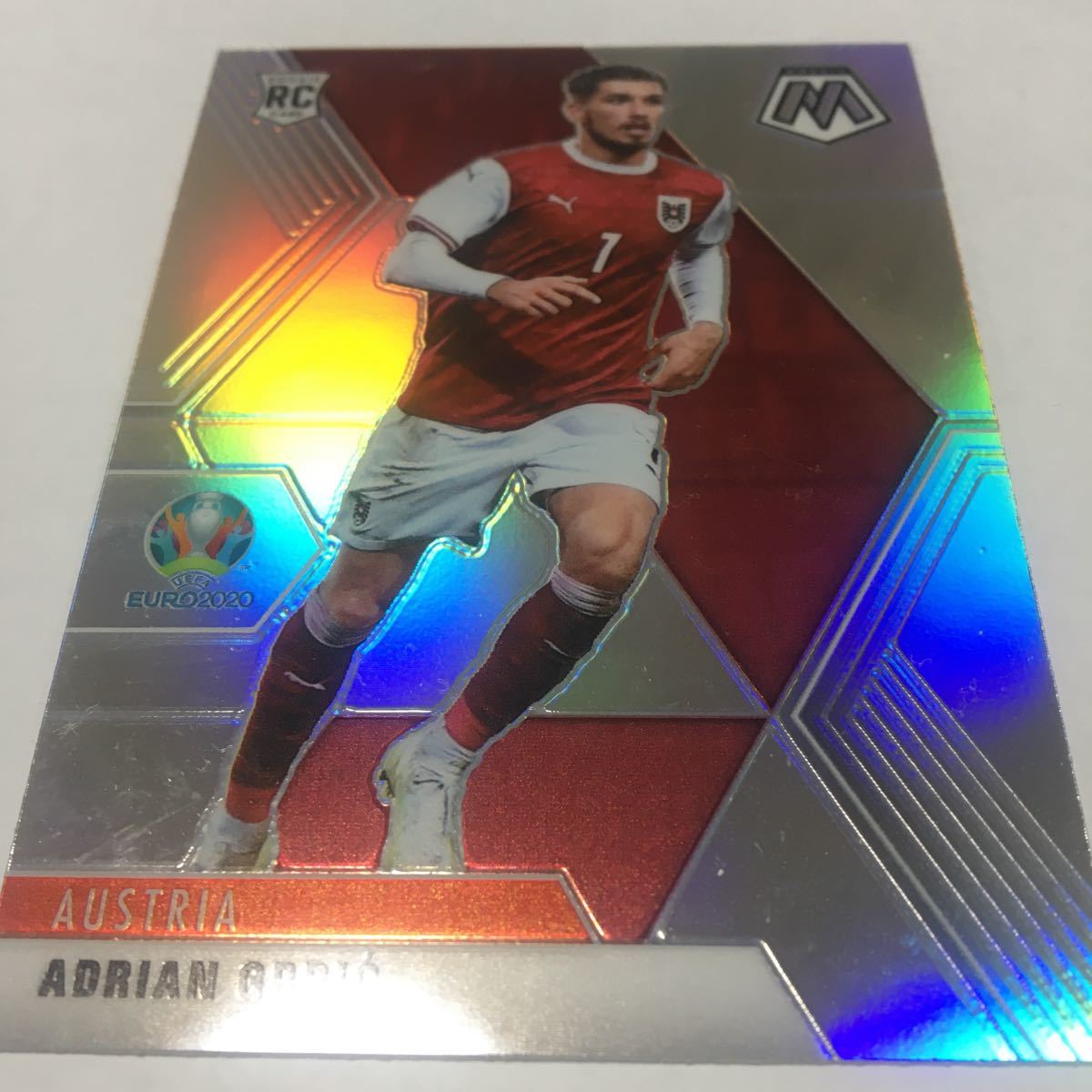 ★2021 PANINI MOSAIC UEFA EURO SOCCER H2 アドリアン・グルビッチ　オーストリア　RC silver prizm★即決_画像1