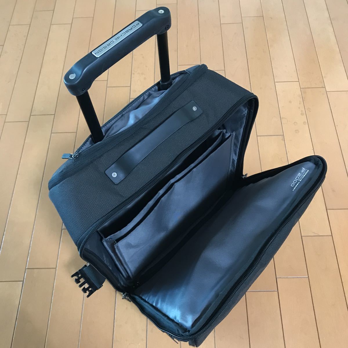 【廃盤/希少/レア】PORSCHE DESIGN ポルシェデザイン　LUGGAGE P'2000 ビジネスキャリーバッグ/トローリー　2輪　BLACK_画像10