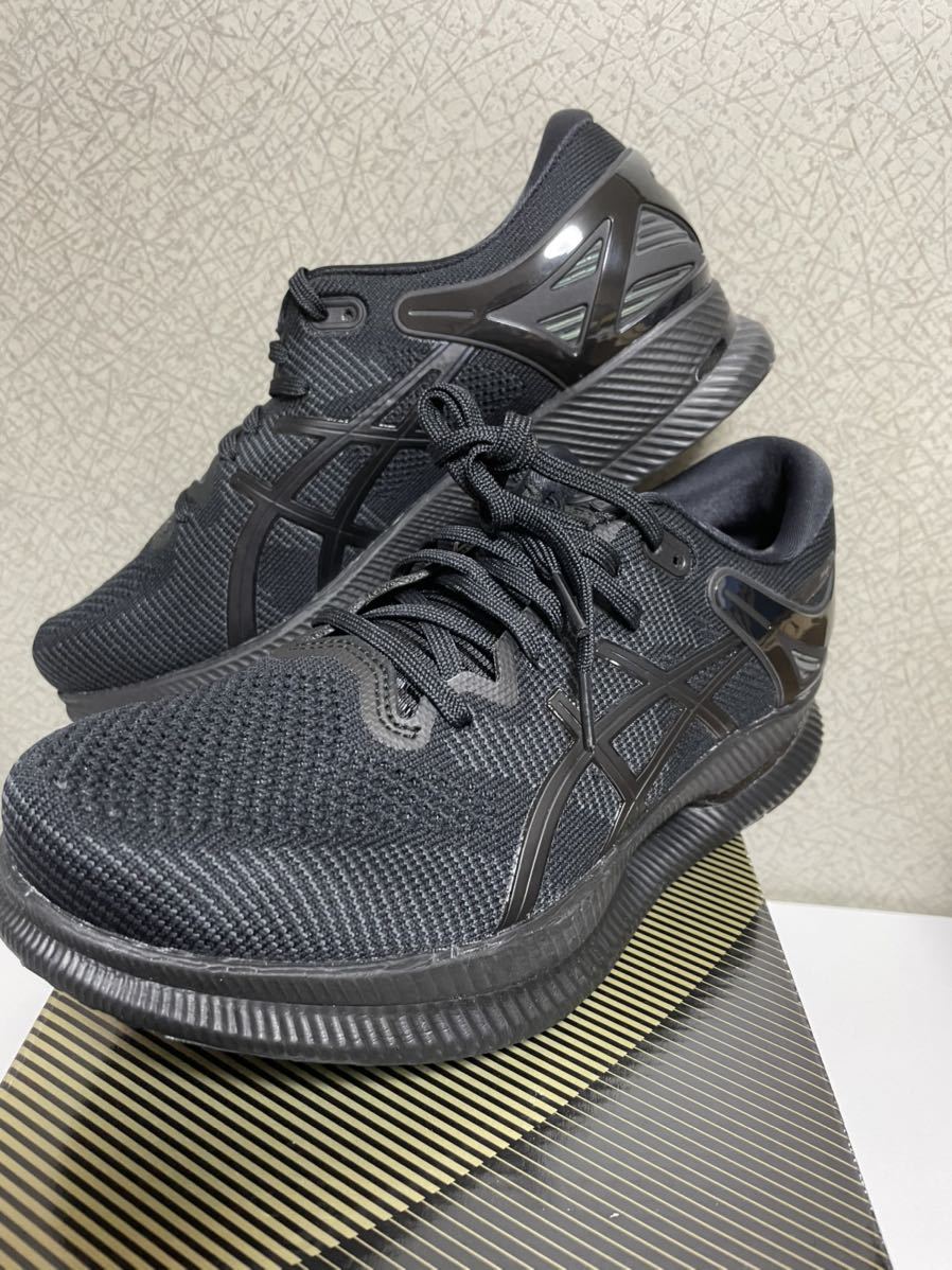 【未使用】asics MetaRide 27.5cm 定価29,700円 アシックス メタライド 黒黒