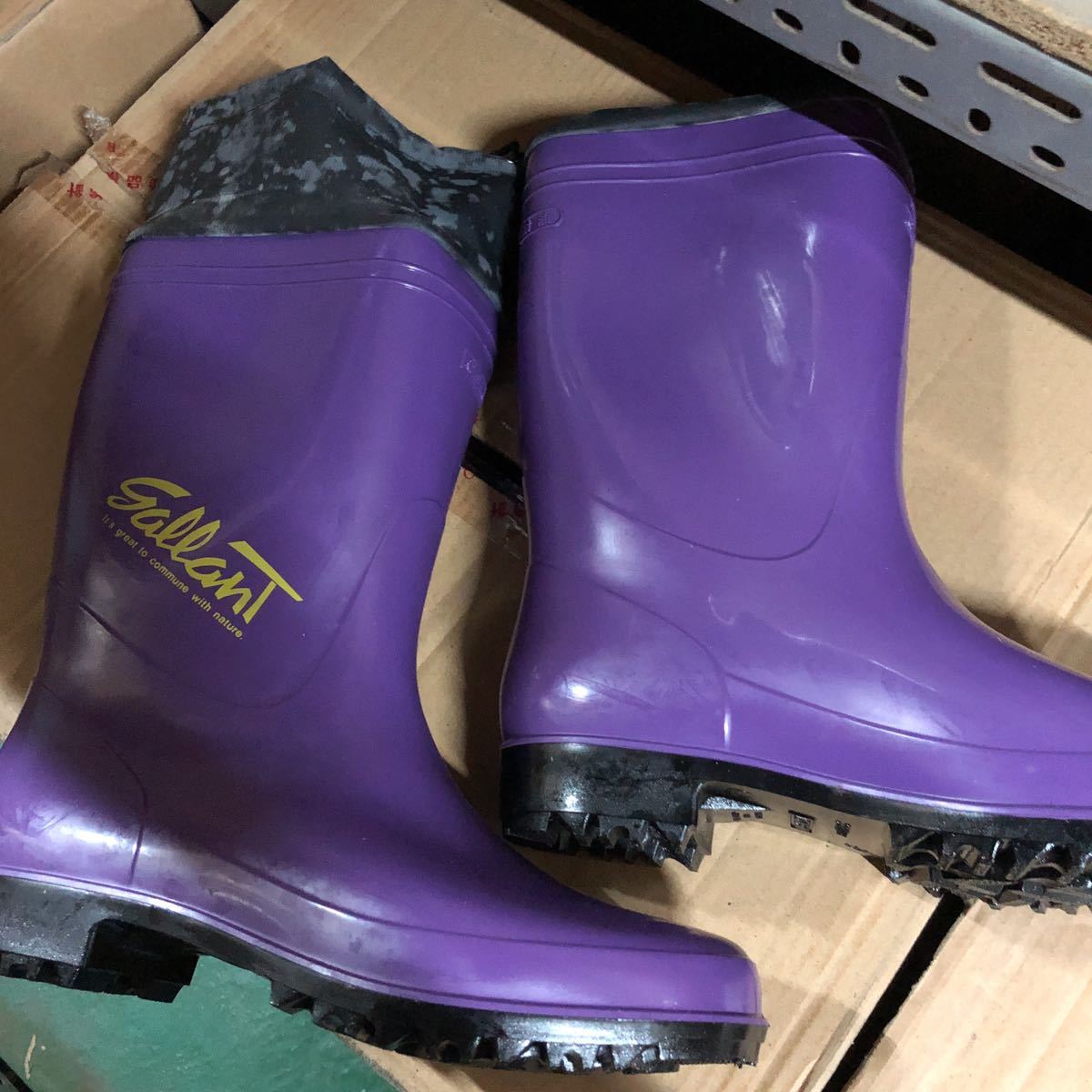 gentleman boots snow protection length purple 28cm 1000 jpy 