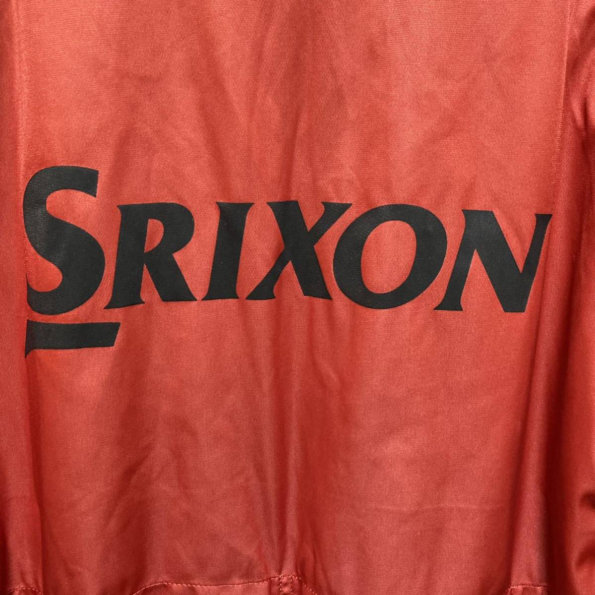 【SRIXON】 スリクソン ゴルフ メンズ 2WAY 長袖 Vネック スニードジャック Mサイズ 赤系_画像7