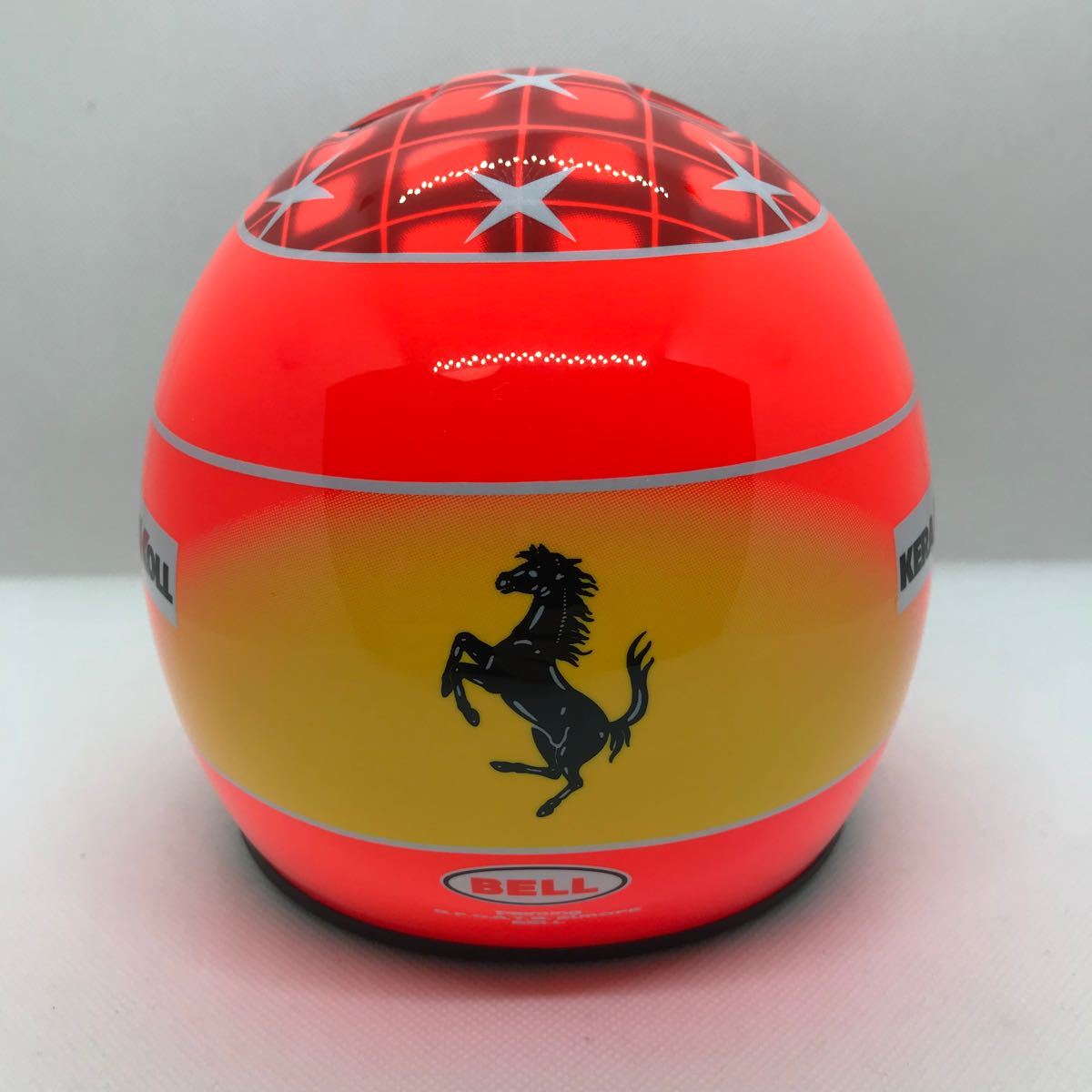 新品未使用】1/2 M シューマッハ ヘルメット フェラーリ BELL 新品未使用】1/2 M シューマッハ ヘルメット フェラーリ BELL