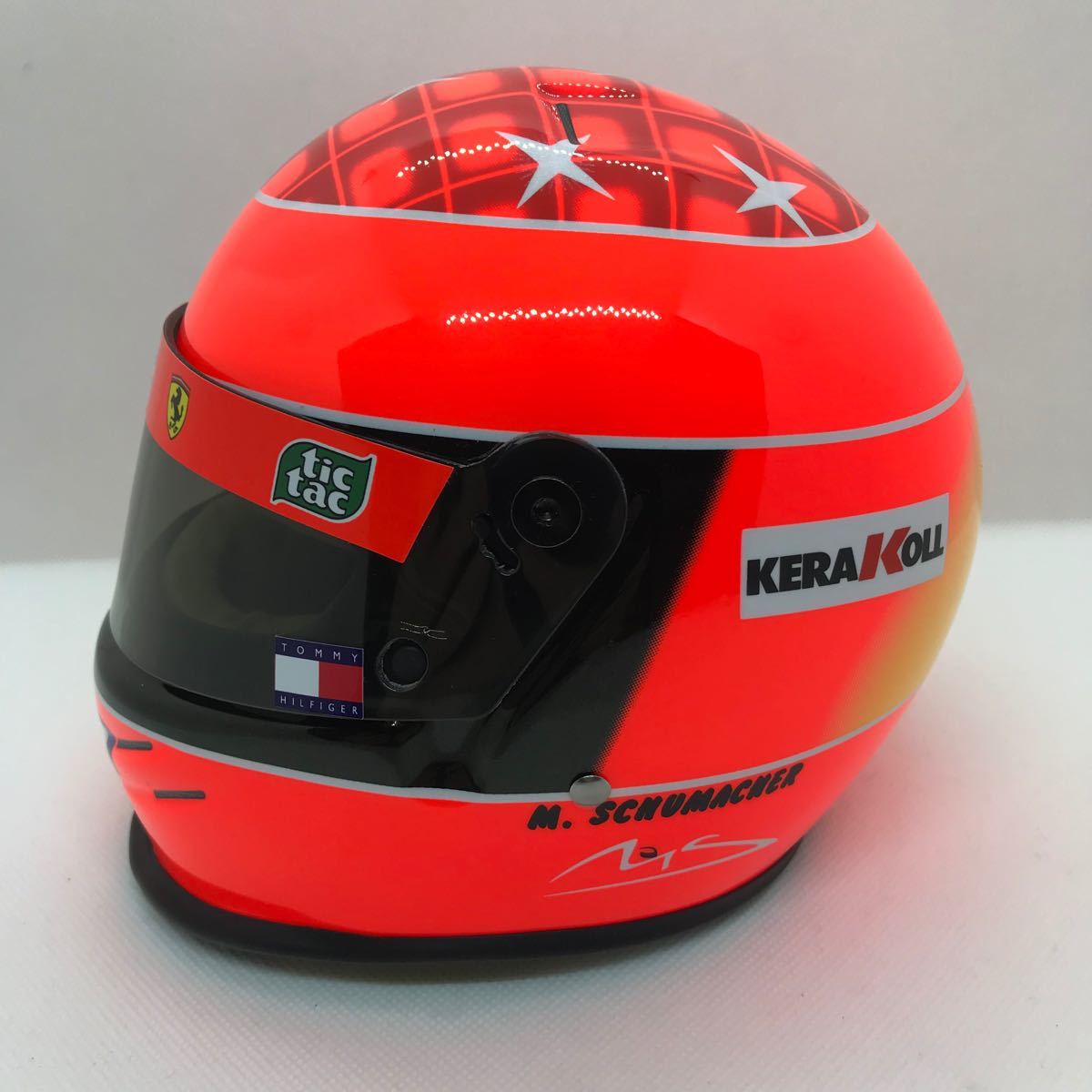 新品未使用】1/2 M シューマッハ ヘルメット フェラーリ BELL 新品未使用】1/2 M シューマッハ ヘルメット フェラーリ BELL