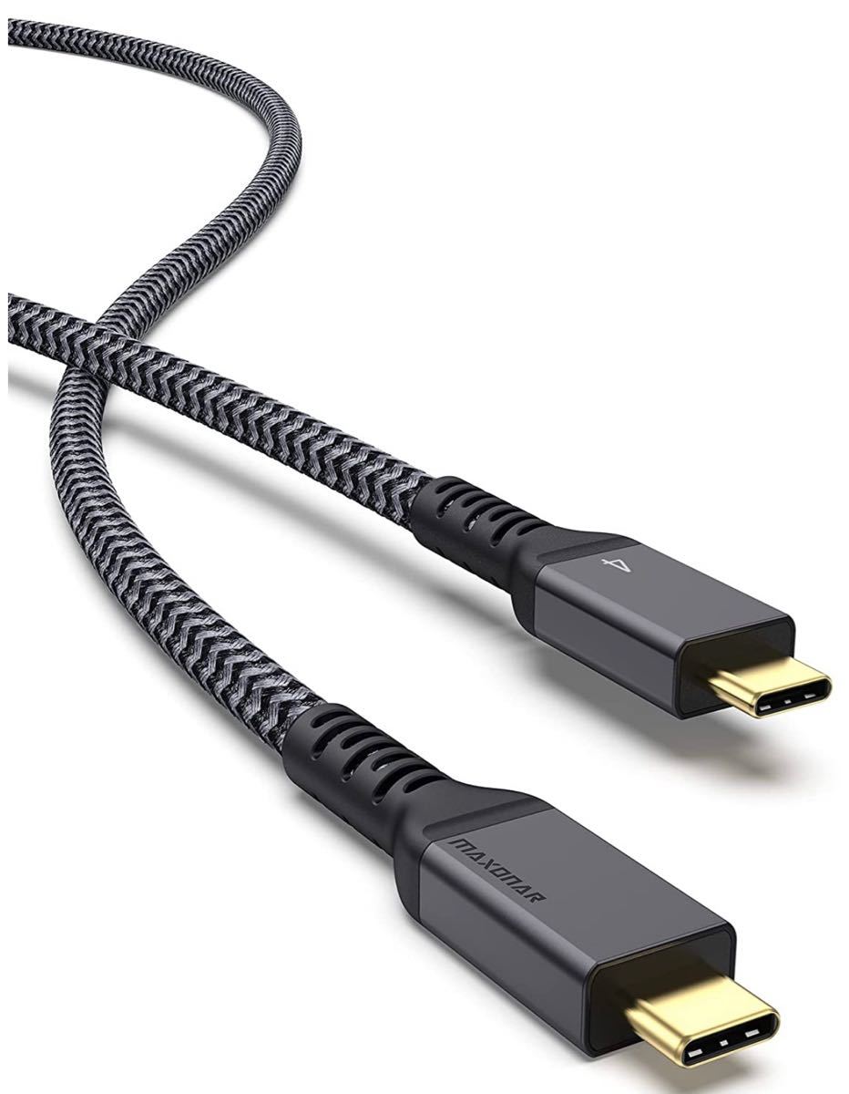 USB 4 ケーブル 2m 8K 100W急速充電 サンダーボルト 4ケーブル対応 40Gbps USB Type C cable