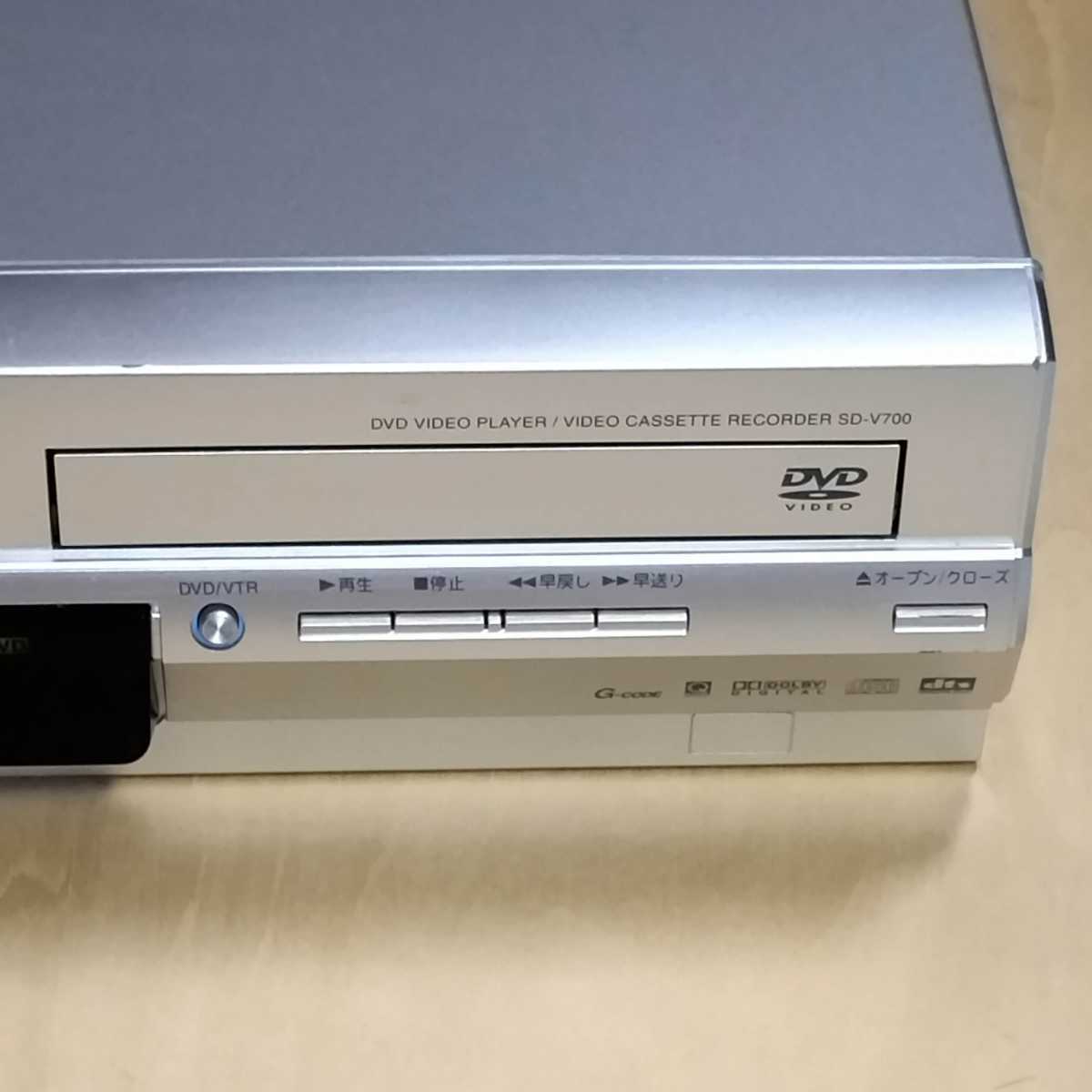 VTR в одном корпусе TOSHIBA Toshiba DVD VHS плеер SD-700 панель li Winder 
