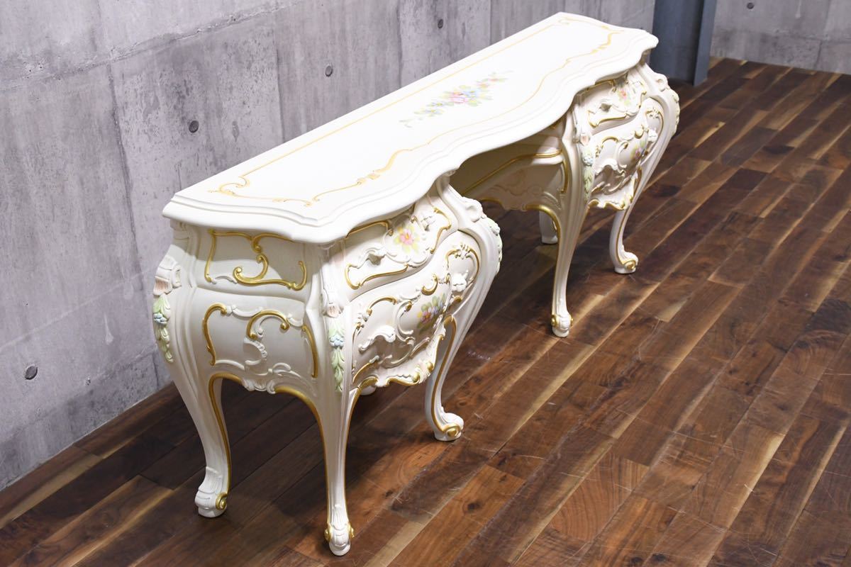 AHK184 Italy highest peak SILIKsilikArt.717 4-door design table 92 ten thousand console desk beautiful goods ro here form cat legs study desk sideboard 