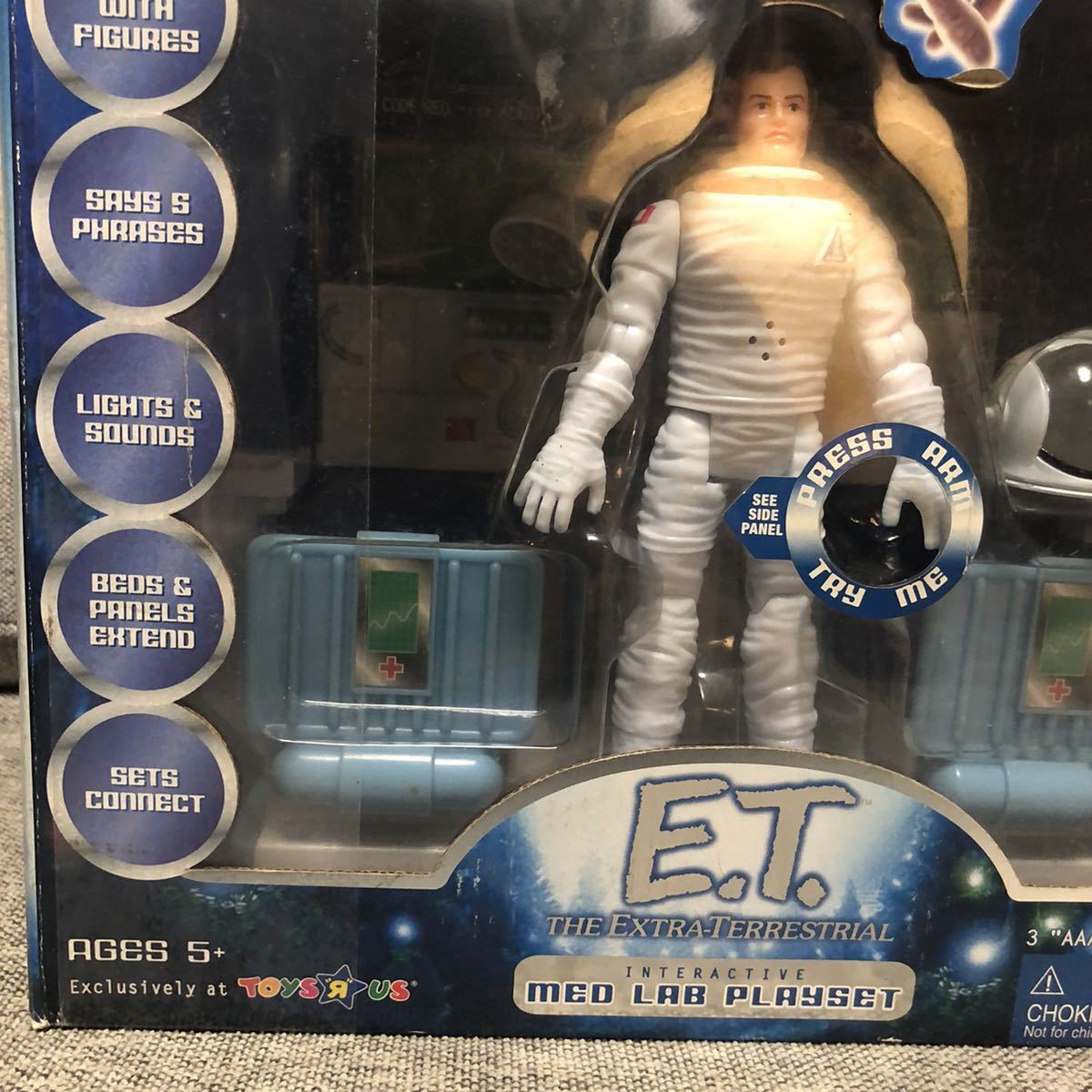 E.T.MED LAB PLAYSET THE EXTRA-TERRESTRIAL スペースマン　メディカルラボ　トイザらス 医療実験室 プレイセット アメトイ おもちゃ_画像3