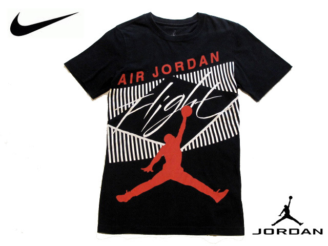 NIKE ナイキ AIR JORDAN エアジョーダン Flight ジャンプマン　ビックプリント Tシャツ NBAバスケブルズビンテージ マイケルジョーダン