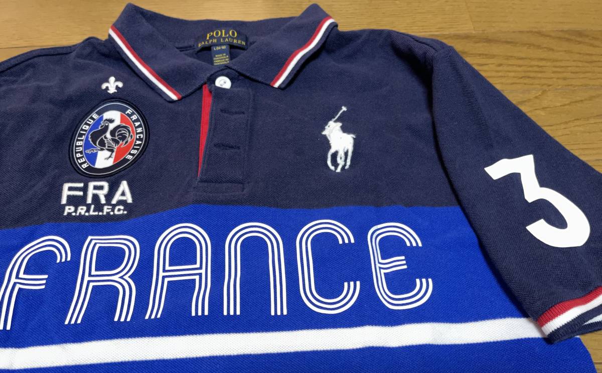 POLO RALPH LAUREN Ralph Lauren ポロ ラルフローレン L 14-16 ラルフローレン㈱ 子供用 男の子 FRANCE france ビッグポニー_画像3