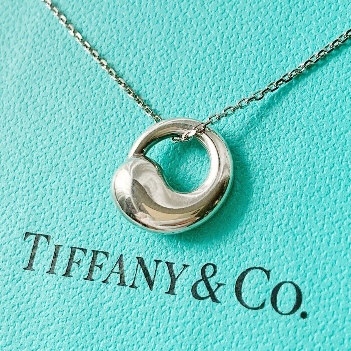 極美品　ティファニー　TIFFANY&Co. エターナルサークル　ネックレス　ペンダント