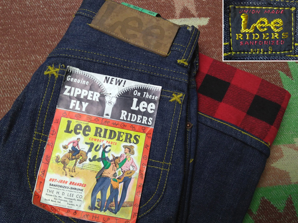 Dead-Stock 【Lee RIDERS】50s BOY'S 151L-B Denim Jeans / 50年代 デニム ジーンズ ライダース GRIPPER ヴィンテージ ビンテージ 40s60s_画像1