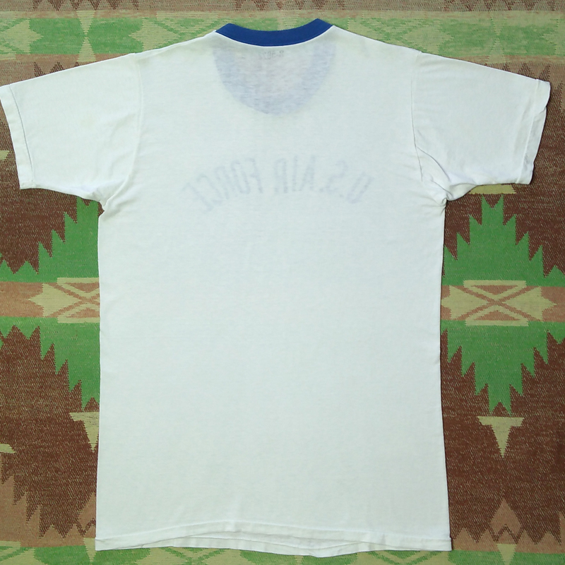 染み込みプリント 【US AIR FORCE】70s Print T-Shirt 70年代 Tシャツ USエアフォース USAFA USAF ヴィンテージ ミリタリー 米軍実物60s80sの画像9