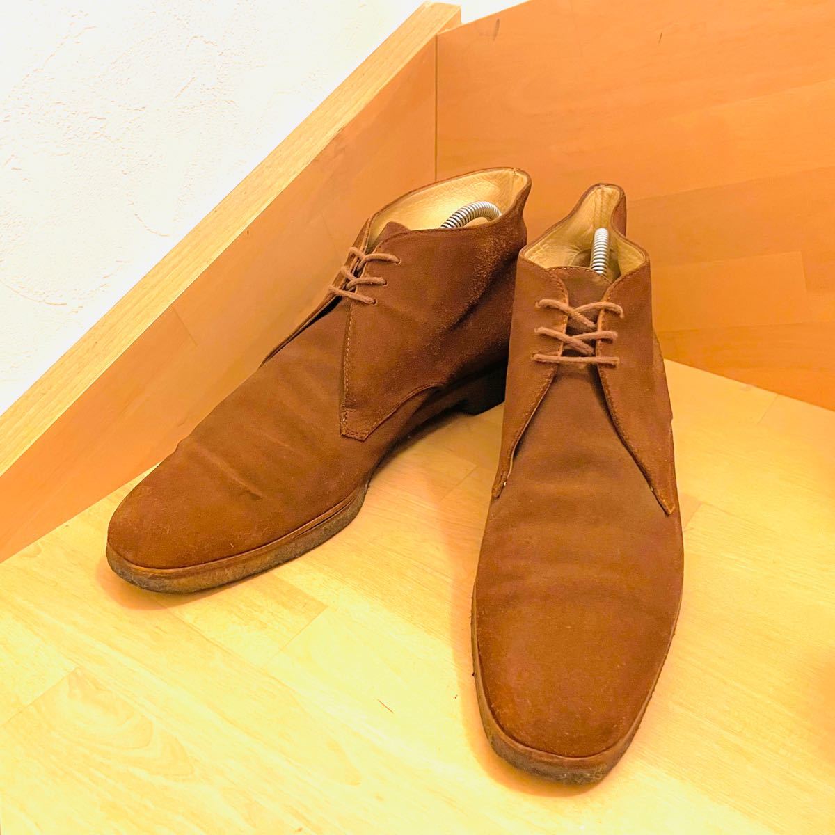 美品】PRADA プラダ スエードチャッカブーツ 25.5〜26cm www.esole.eu