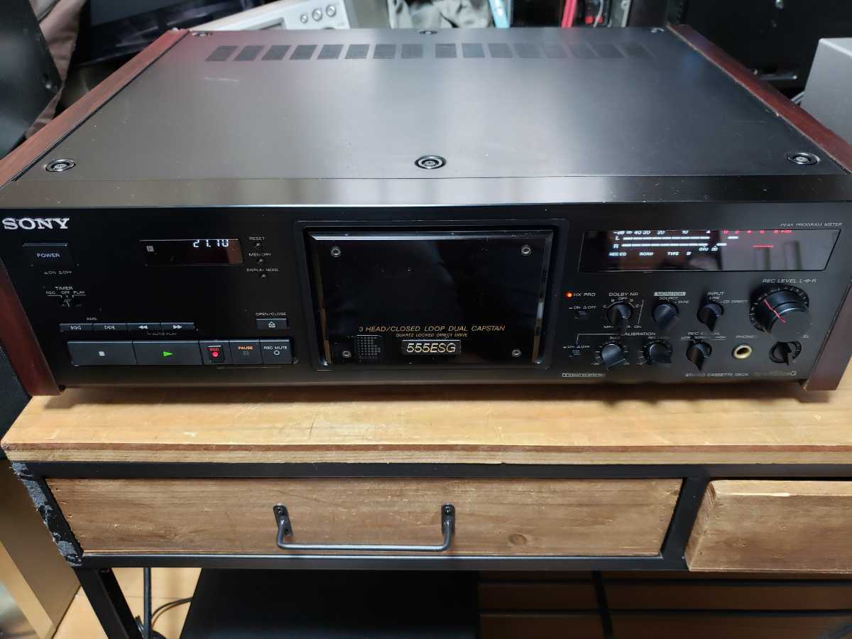 SONY カセットデッキ TC-K555ESG_画像1