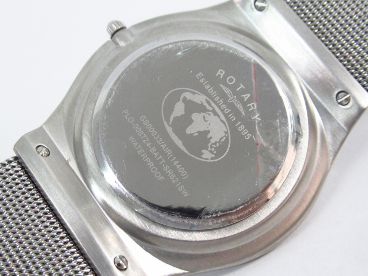 ROTARY ロータリー GB00033/AIR（14400） クォーツ 腕時計 ▼AC20929_画像5
