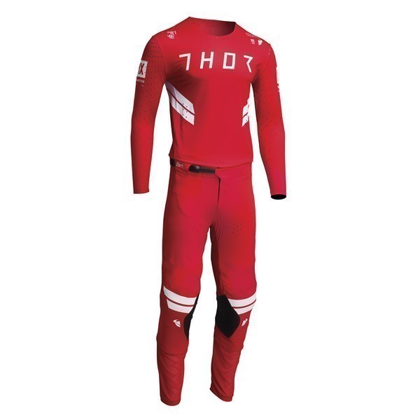 モトクロスウエア THOR22 PRIME HERO RD/WH 36/XL 上下セット モトクロス 正規輸入品_画像1