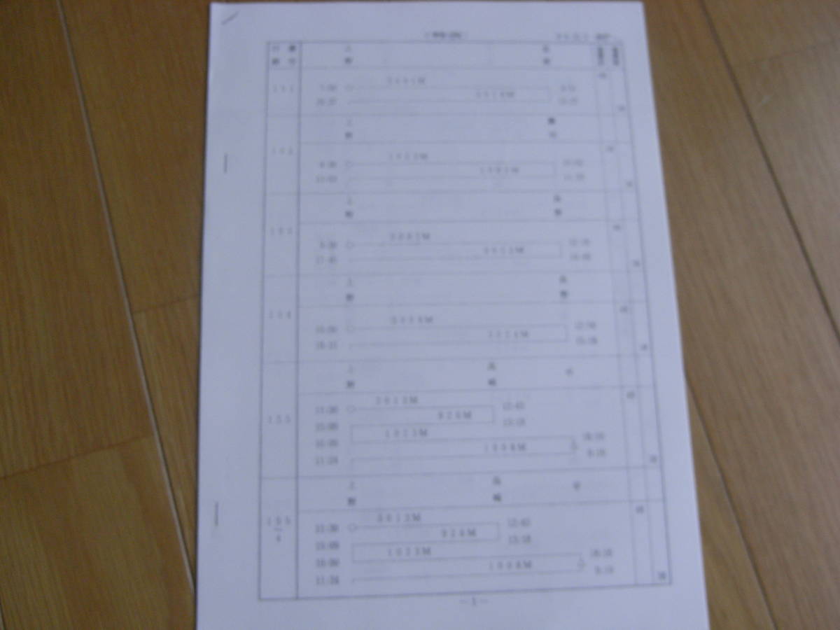 特改行路表　平成6年12月3日改訂　特別改札　JR東日本　信越本線・常磐線 ・高崎線・東北本線 _画像1