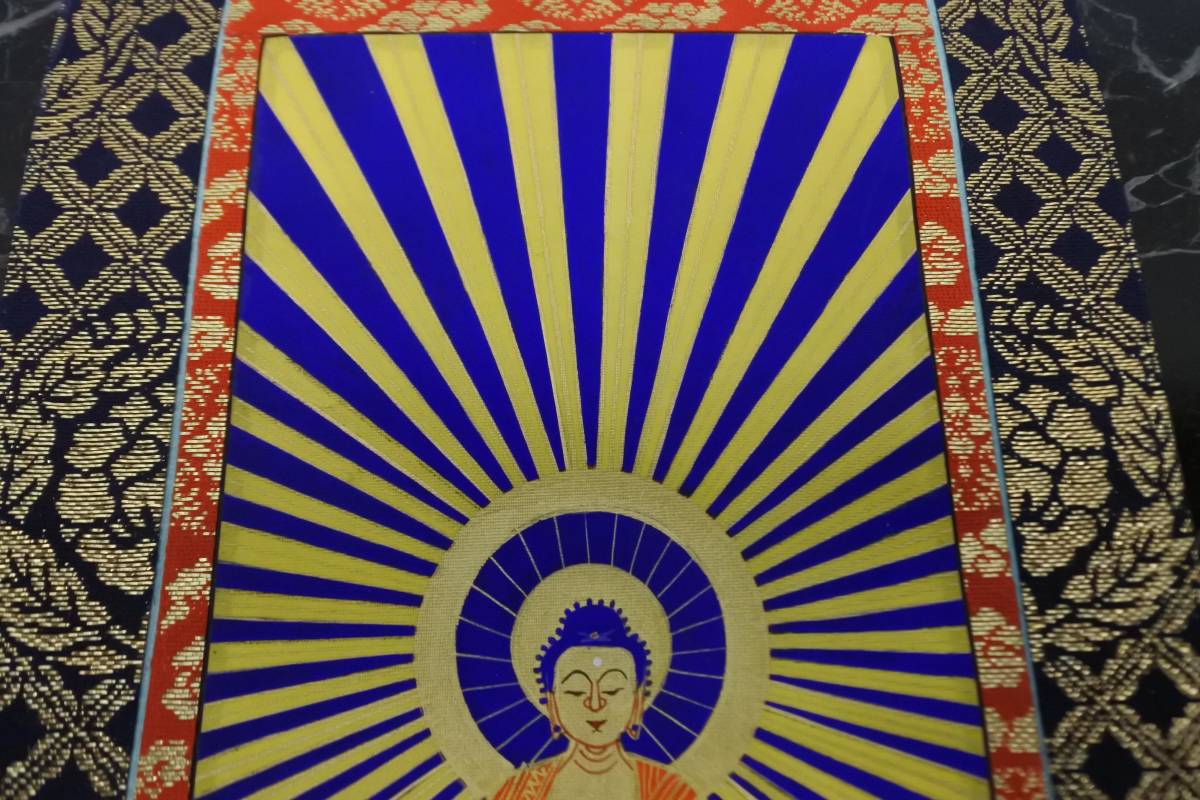 未使用保管品 掛軸 大谷派 手書き 上金 東 仏具(210522F2)1967 ③ M