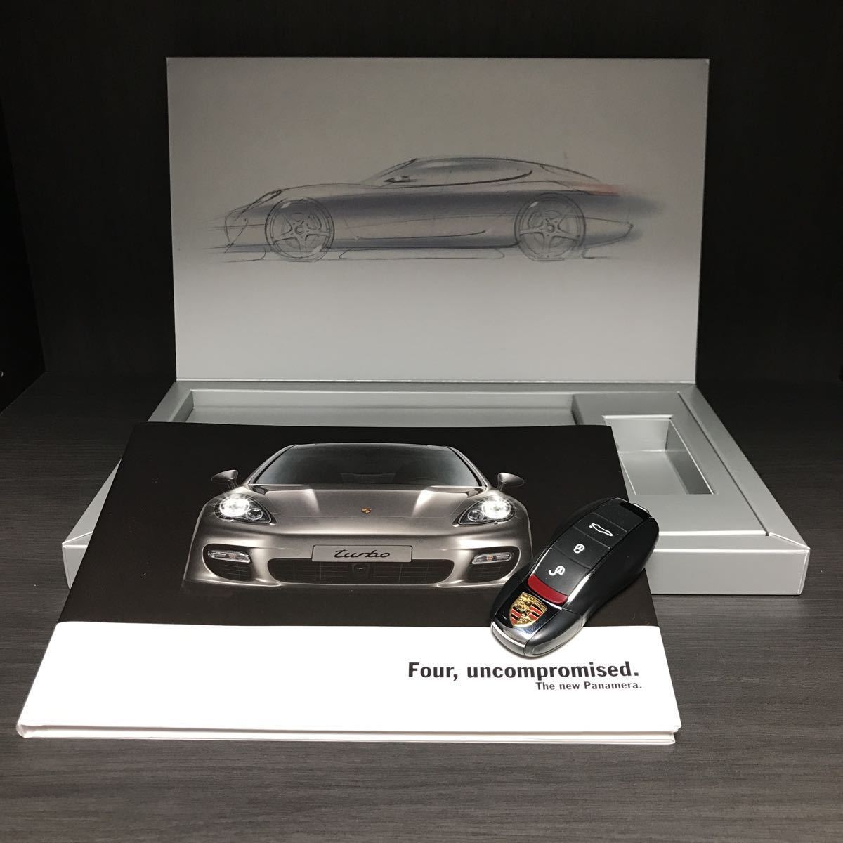 [ prompt decision ][ Porsche regular not for sale key type USB catalog & hard cover photoalbum exclusive use BOX attaching ] Panamera 970 type Bose Porsche Porsche Panamera