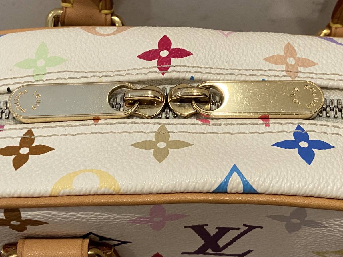 LOUIS VUITTON ★モノグラム★ルイ ヴィトン★ マルチカラー★ トゥルーヴィル★ブロン★廃番品★M92663★3回使用★表参道路面店購入品_画像4