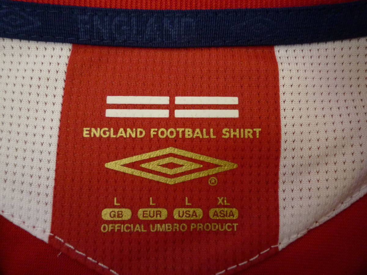 GQ739◇イングランド代表 : UMBRO ベッカムユニフォーム◇L GQ739◇イングランド代表 : UMBRO ベッカムユニフォーム◇L