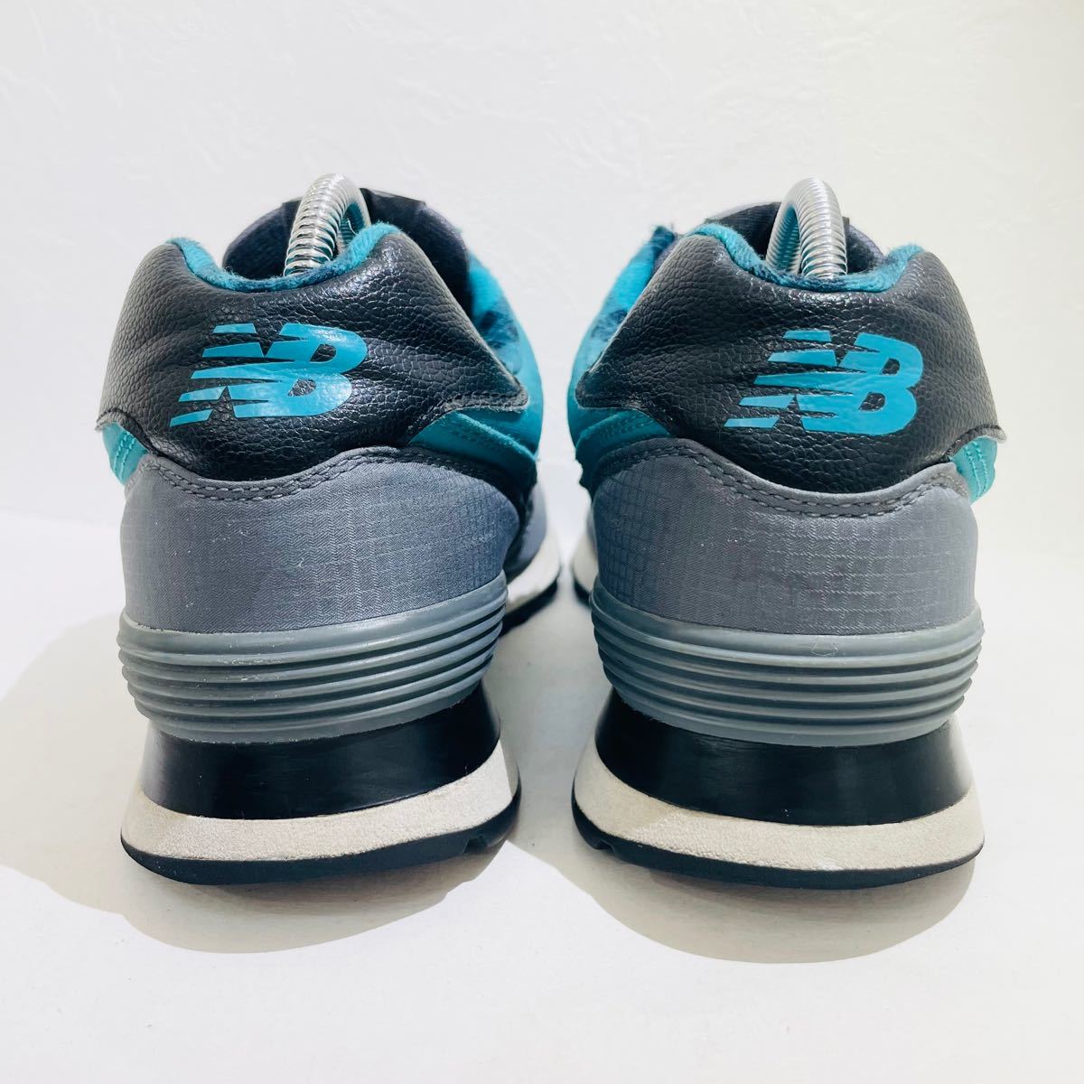 new balance/ニューバランス★ML574FTG★GREY×TEAL/グレー×青緑★29.0cm