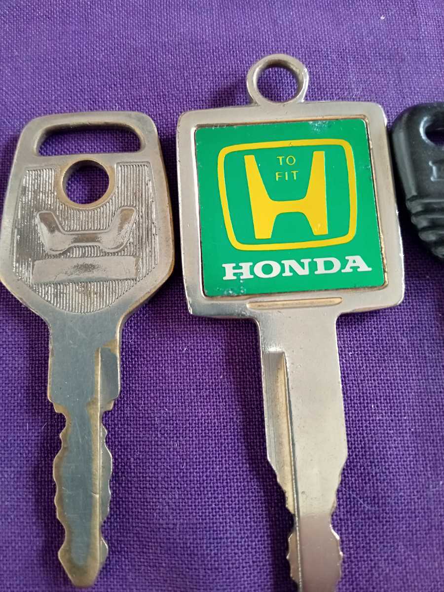  Honda, old car, antique, key, key, retro,.. for, Vintage, Showa era. car, key holder, interior, old key, objet d'art.