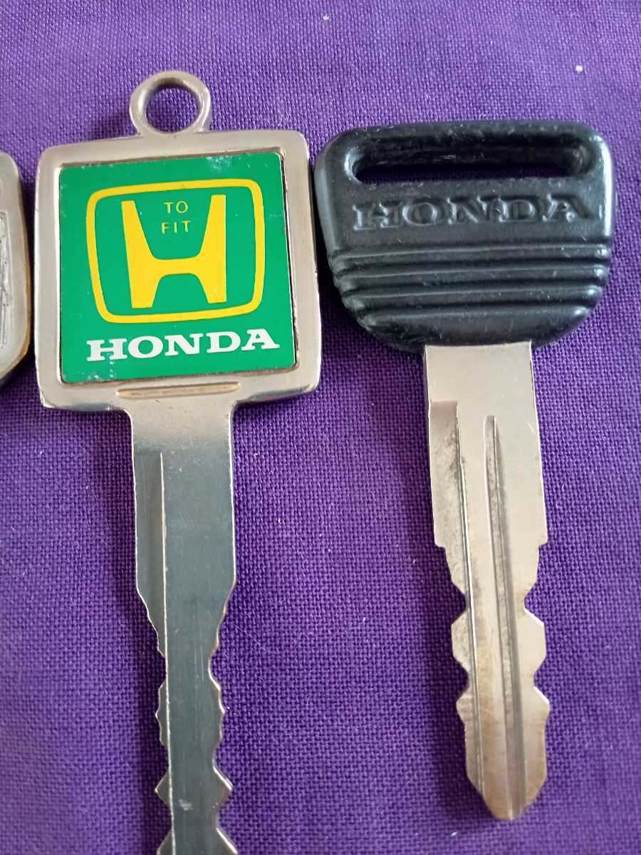  Honda, old car, antique, key, key, retro,.. for, Vintage, Showa era. car, key holder, interior, old key, objet d'art.