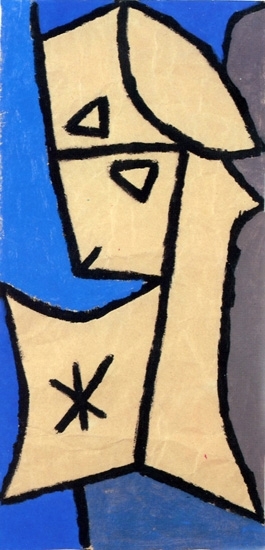 Hoher Wachter パウルクレー Paul klee 手描き油絵複製画 模写